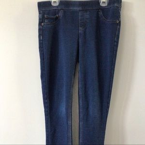 Justice girls Blue Jeans leggings stretch size 16